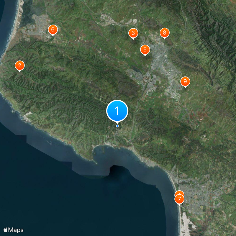 Avila Beach Map