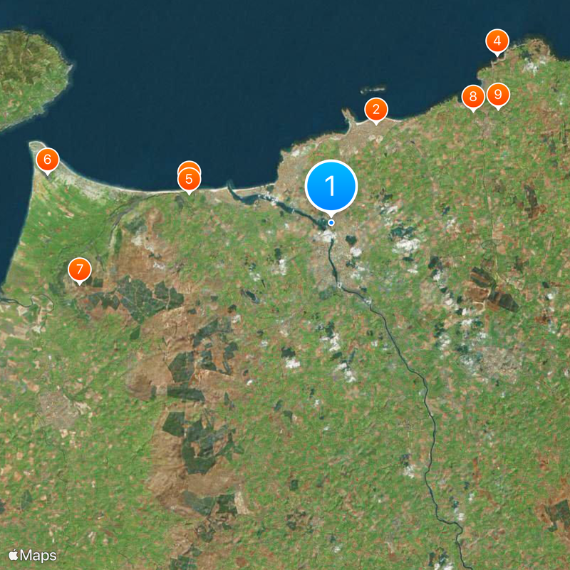 Ulster University Map