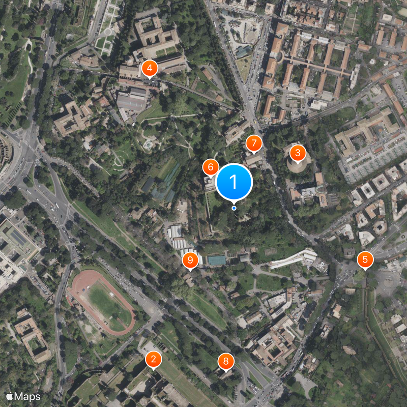 Caelian Hill Map
