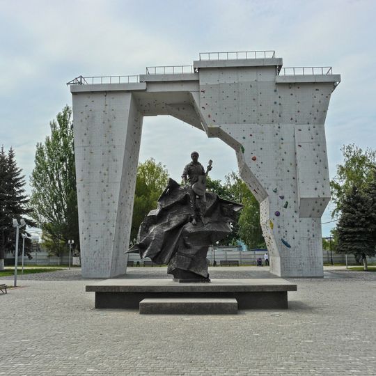 Vladimir Vysotsky monument in Kharkiv