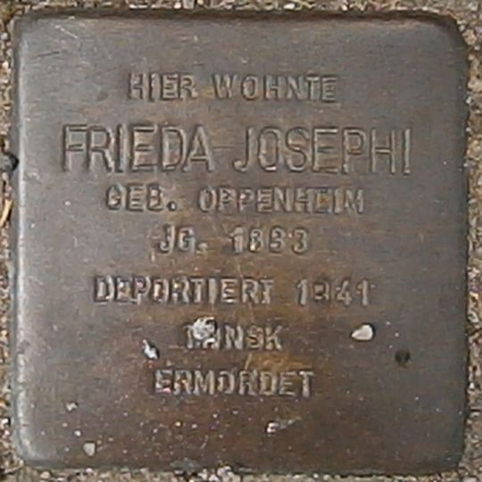 Stolperstein für Frieda Josephi