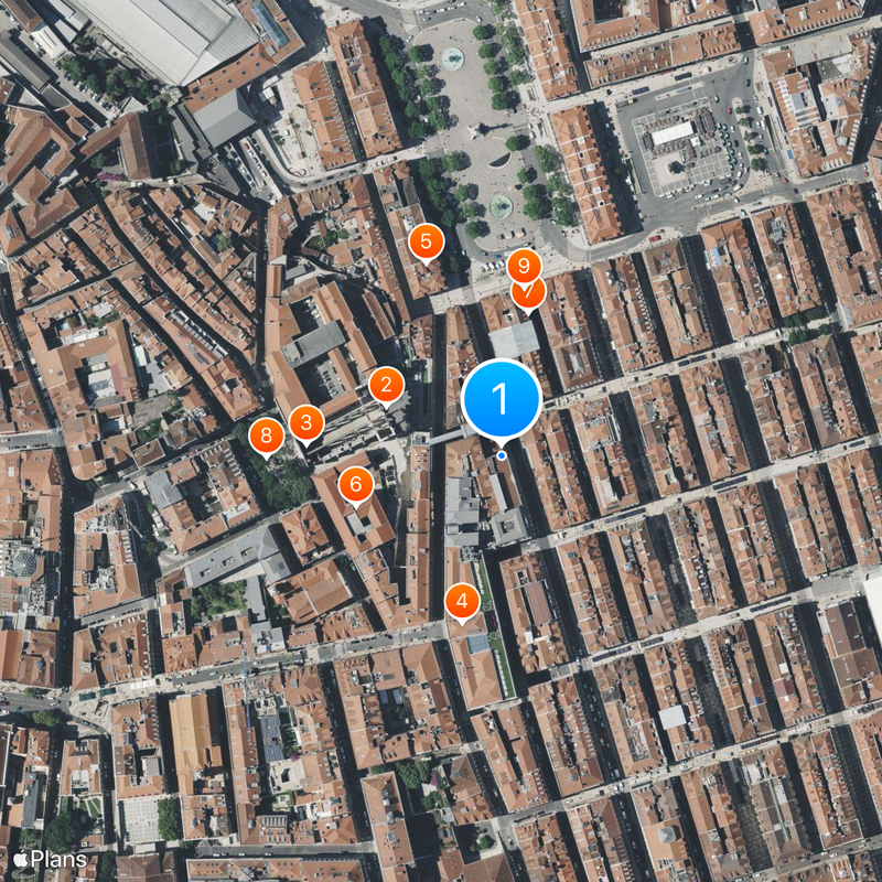 Elevador de Santa Justa Mapa