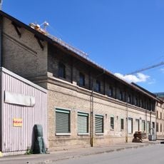 Lokomotivfabrik mit Arbeitersiedlung