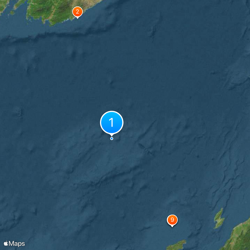 Morze Japońskie Mapa