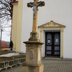 Wayside cross near church of Saint Peter and Paul