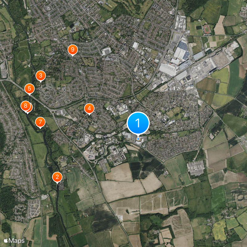Kassam Stadium Map