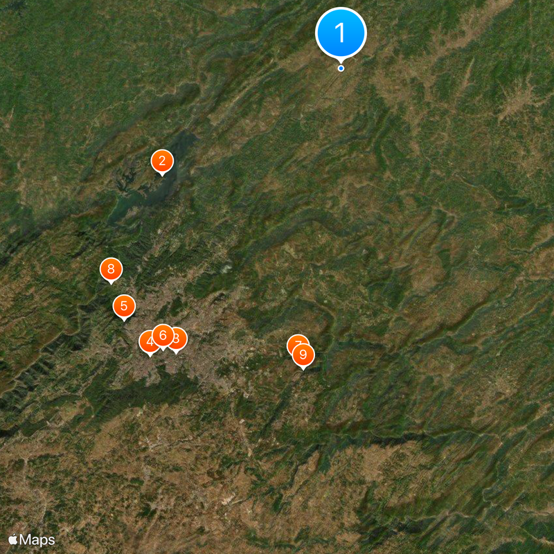 Shillong Airport Map