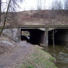 Most vlečky přes Rokytku u předávacího nádraží Praha-východ