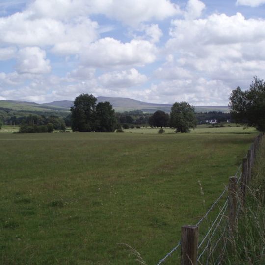 Claish Farm, palisaded enclosures and timber hall 250m W of