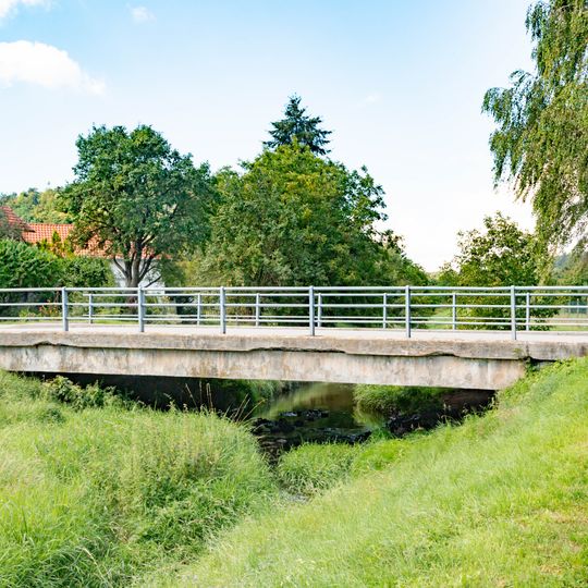 Most Sokolské ulice přes Býkovku v Bořitově
