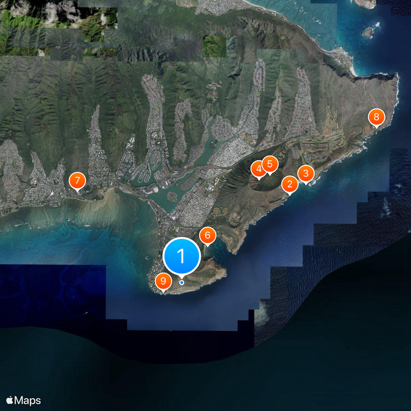 Koko Head Map