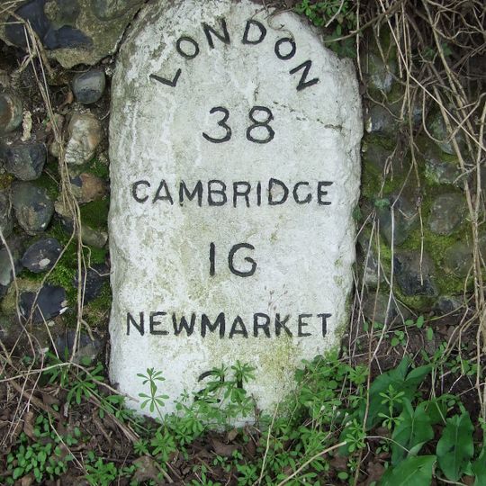 Milestone, N of Newport