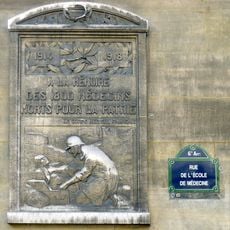 Plaque commémorative