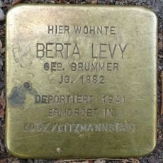 Stolperstein dedicated to Berta Levy