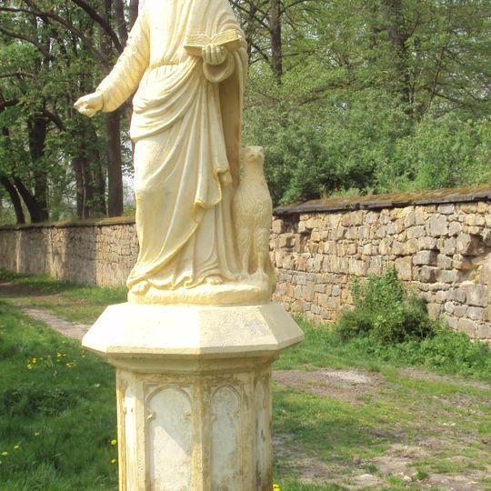 Socha svatého Jana Evangelisty v Nádražní ulici v Zákupech