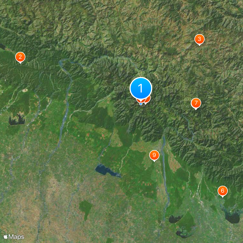 Distretto di Nainital Mappa