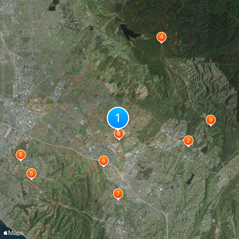 Marine Corps Air Station El Toro Map