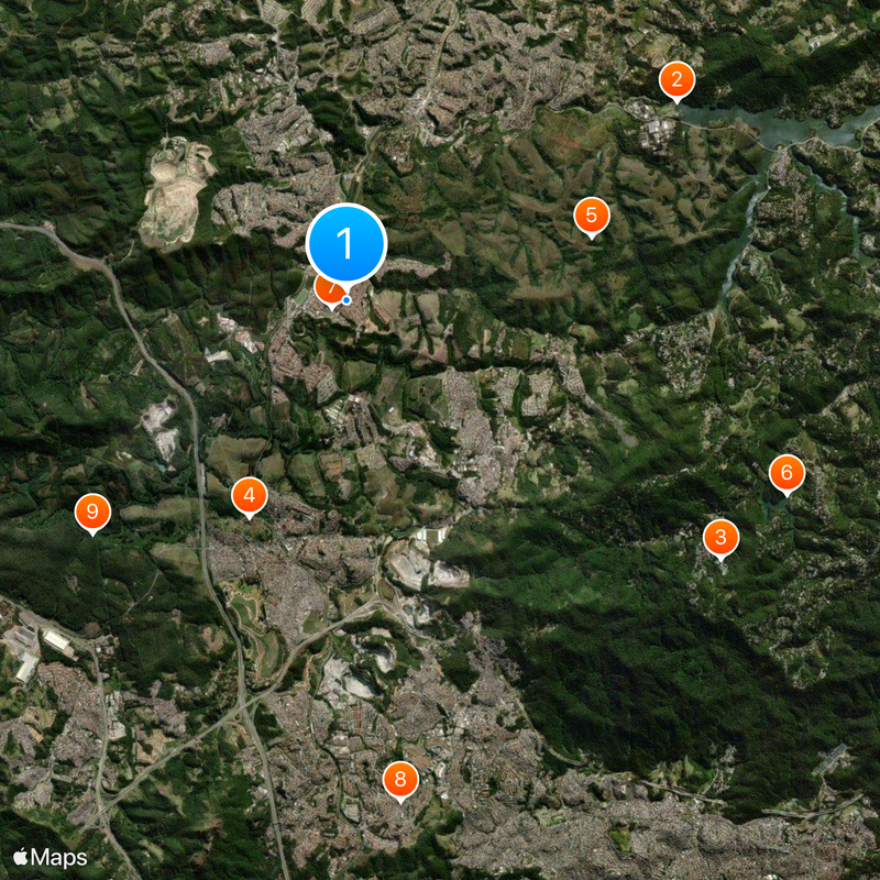 Caieiras Map