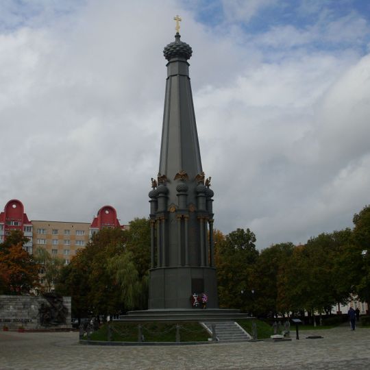 The monument-chapel of Heroes War of 1812 in Polack