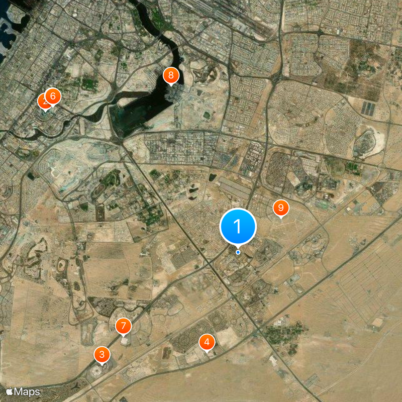 Dubai Silicon Oasis Map