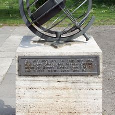 Sun dial in the Volkspark Wilmersdorf