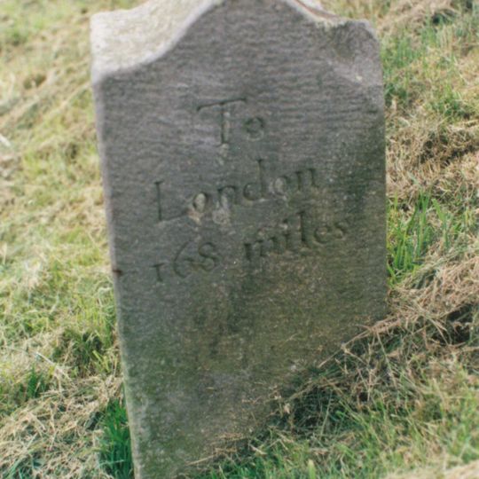 Milestone, London Road; Teggs Nose Country Park, SW of Visitors Centre