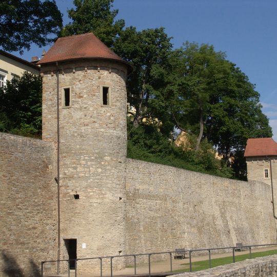 Wachturm Am Oberen Wall 7; Am Oberen Wall 10; Am Oberen Wall; Am Oberen Wall 14; Kornmarkt 24; Krumme Gasse 8; Krumme Gasse 26; Krumme Gasse 28 in Schweinfurt