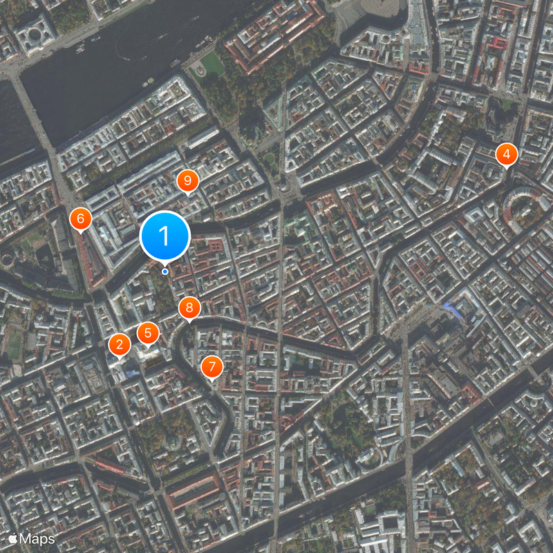 Saint Petersburg State University of Aerospace Instrumentation Map