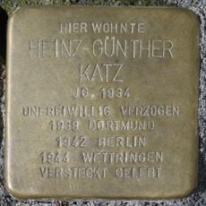 Stolperstein à la mémoire de Heinz-Günther Katz