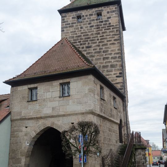 Stadttor, auch Schlagtor, Türmerstor oder Nürnberger Tor