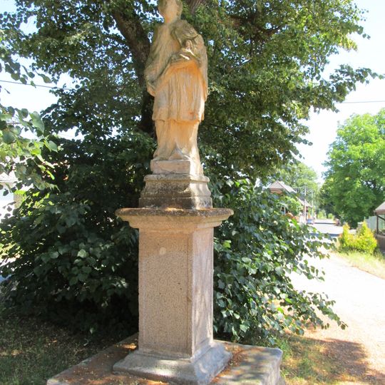 Sloup se sochou svatého Jana Nepomuckého