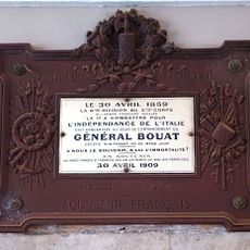 Commemorative plaque