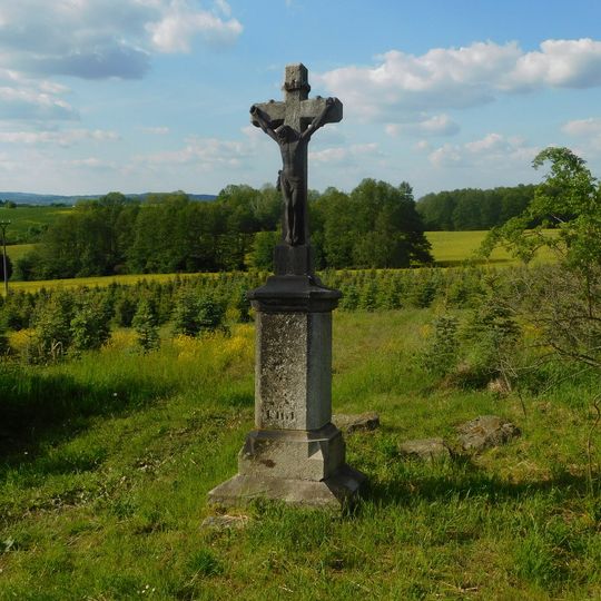 Kříž u silnice východně od Rančířova
