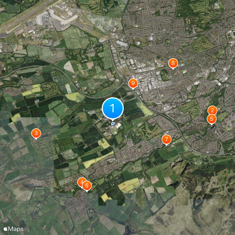 Heriot-Watt University Map