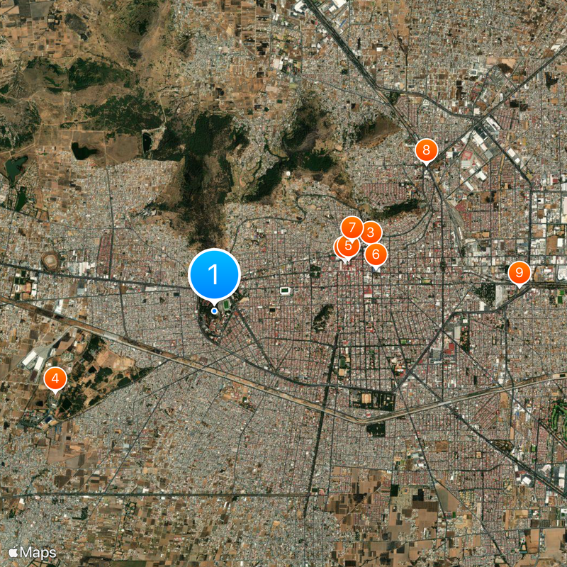 Universidad Autónoma del Estado de México Map