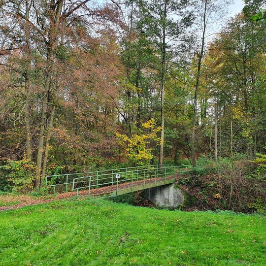 Lávka přes Bystrý potok v Konské poblíž čp. 340