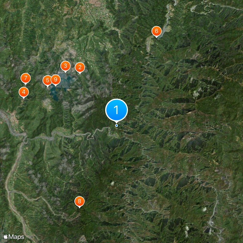 Province de Taïwan Carte