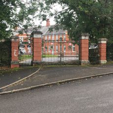 Entrance Gates & Piers at Tonyrefail School