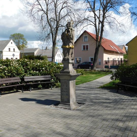 Statue of Saint John of Nepomuk in Krásné Údolí