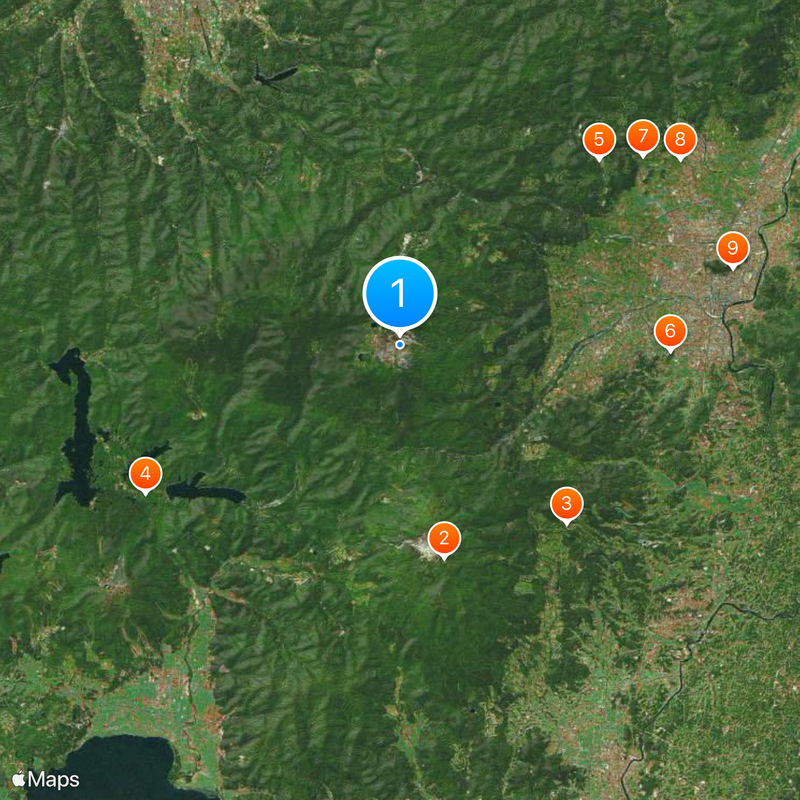 Bandai-Azuma Roadway Mappa
