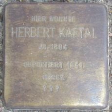 Stolperstein en memoria de Herbert Kaftal