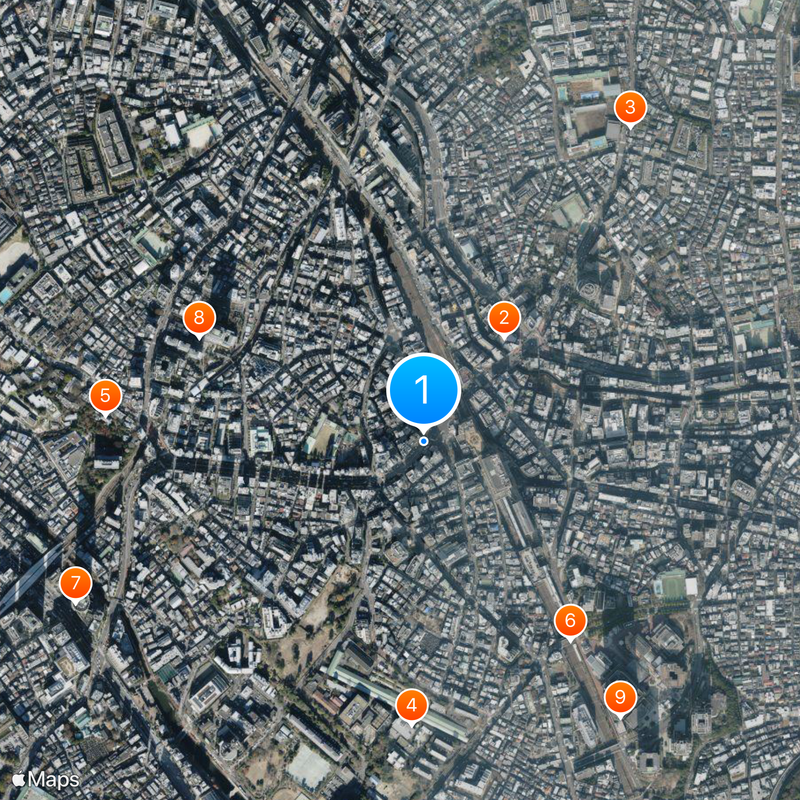 Ebisu Station Map