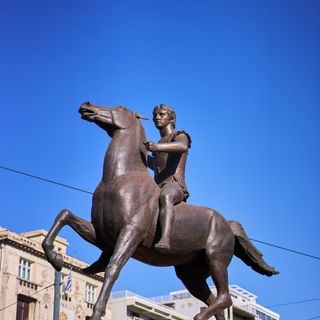 Alexander the Great equestrian statue, Athens