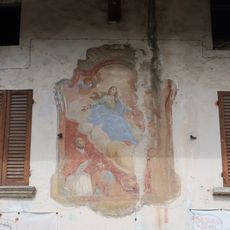 Affresco Madonna di Lourdes
