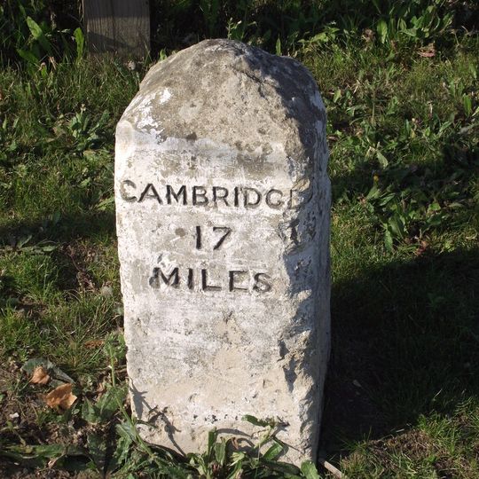 Milestone About 250 Yards East Of Railway Bridge