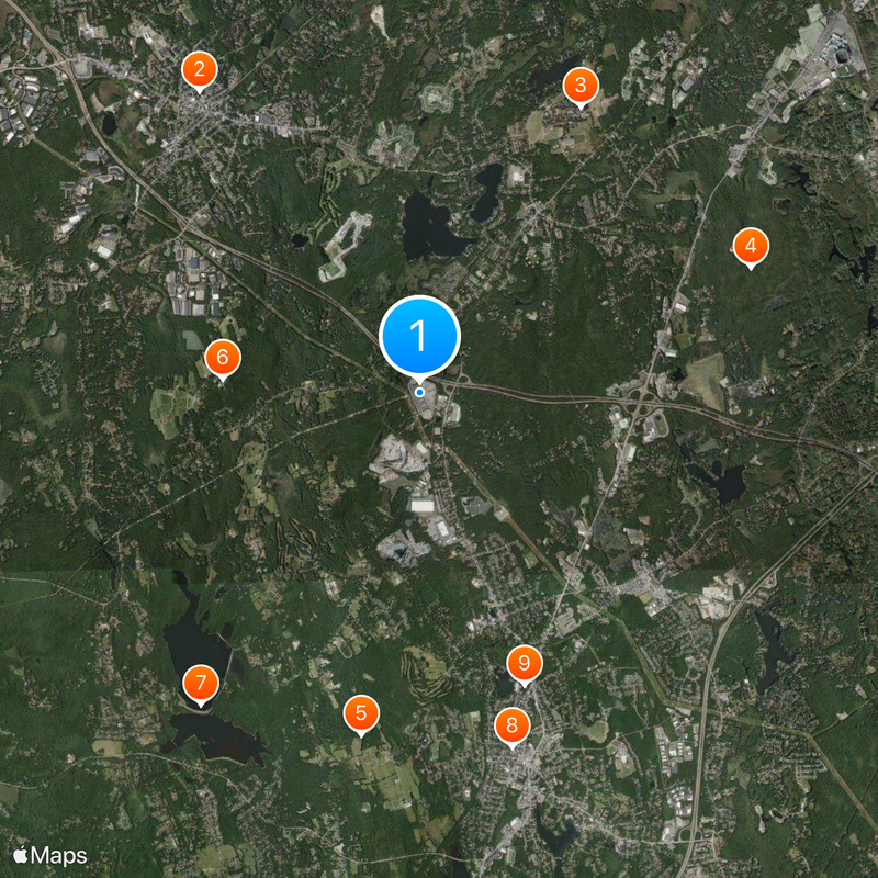 Wrentham Village Premium Outlets Map