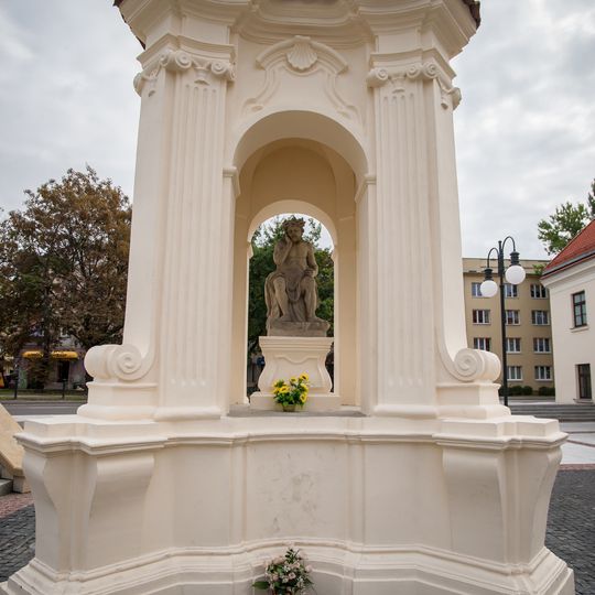 Pensive Christ shrine at Centrum Kultury in Lublin