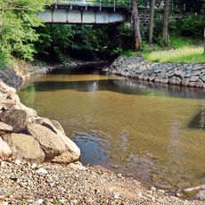 Most trati Vojkovice - Kyselka přes Bystřici u Hradiště
