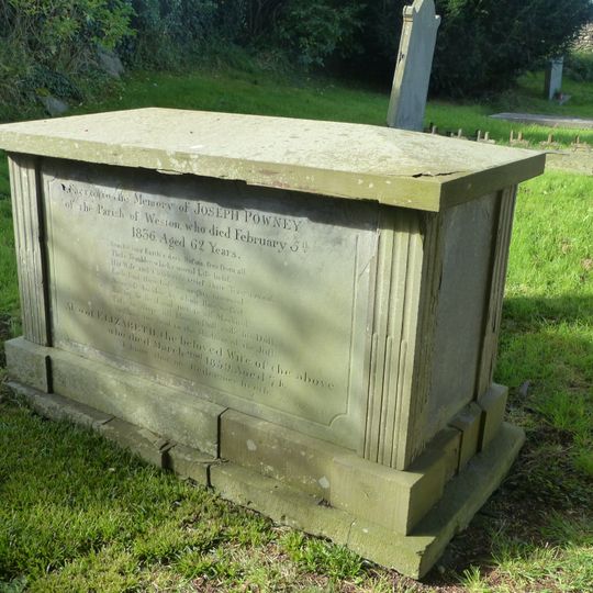 Monument To Joseph Powney,In Churchyard To West Of St Mary Magdalene's Church