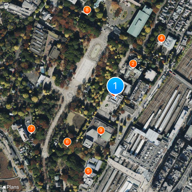 Museo Nacional de Arte Occidental Mapa